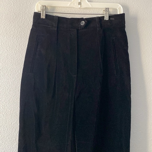 ESCADA MARGARETHA LEY VELVET PLEATED PANTS - Picture 7 of 13